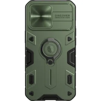 Telefonní příslušenství Nillkin CamShield Armor Zadní Kryt pro iPhone 13 Pro Dark Green