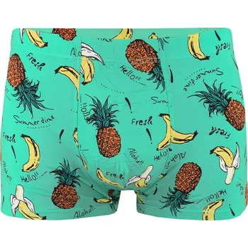 Boxerky Pesail Sweet fruit pánské veselé boxerky 85595 L světle modrá