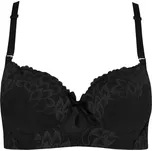 Pereza krajková push-up podprsenka široký obvod A2177 70C černá