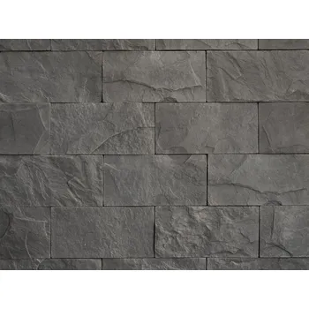 Obklad Obklady VASPO Kamenný obklad Vaspo - BŘIDLICE STANDART TMAVOŠEDÁ
