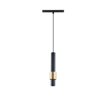 Mantra Magneto 48V Clifton, černozlatý závěs LED 7W 3000K 38°, on/off, průměr 5,8cm