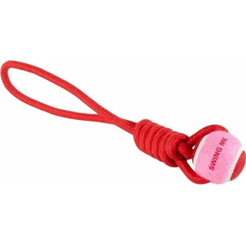Hračka pro psa Hračka provaz přetahovadlo Throw Me 45cm růžové Coockoo