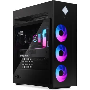 Stolní počítač HP OMEN 45L GT22-3592nc Počítač, Ultra 7 265K, 64GB DDR5, 2TB SSD, NVIDIA GeForce RTX 5090 32GB, W11H, vodní chlazení, černý + klávesnice a myš BQ8S4EA#BCM