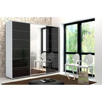 Šatní skříň Šatní skříň A32 (rozdílné barvy), výška 215 cm, šířka 250 cm