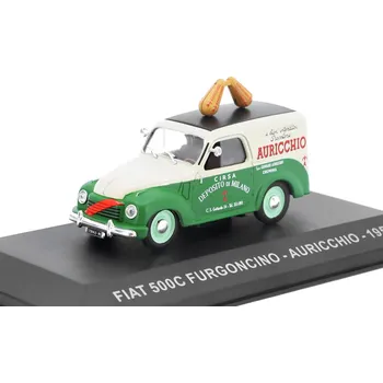 autíčko DeAgostini Fiat 500C Auricchio 1951 1:43 - časopis s modelem Fiat 500-C Auricchio 1951 - kovový model auta
