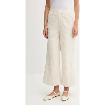 Bavlněné kalhoty Pedro del Hierro 7609785 béžová 01X, vel. 42