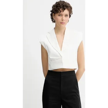 Bavlněná vesta IRO WM07BALNY bílá 00X, vel. 38