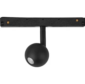 Mantra Magneto 48V Gruissan, černý spot LED 7W 2700K 38°, TRIAC, průměr 5,5cm