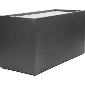 Květináč Stretto High Box Anthracite V 60 cm / D 150 cm