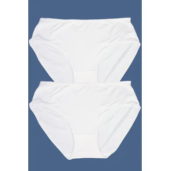 Kalhotky Hana - velké pohodlné kalhotky RM-1711 - 2bal 3XL bílá