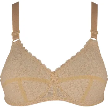 Podprsenka Hella podprsenka bez kostic pro babičku 100D béžová