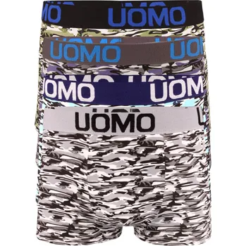 Tibor pánské boxerky se vzorem N1815 -3 bal. L vícebarevná