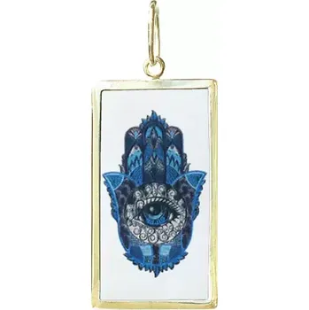 Přívěsek Aljančič Hamsa 3 Miniartion žluté zlato