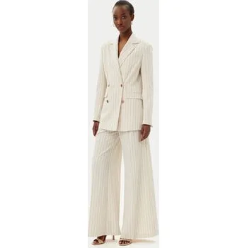 Dámské kalhoty Fracomina Palazzo kalhoty FR25SV3002W761D4 Béžová Wide Leg 46