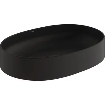 Umyvadlo Kludi Resa - Umyvadlo na desku, 60x40 cm, matná černá 58CW2039