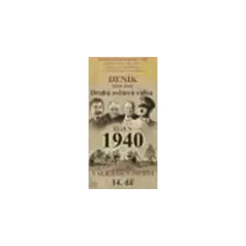DVD film Deník 1939 - 1945 - Druhá světová válka (14. díl) - říjen 1940 - DVD