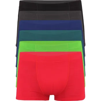 Pánská móda Matyas nízké bambusové boxerky ZZK-123 - 3bal L vícebarevná