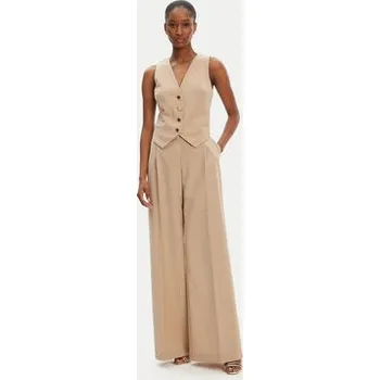 Dámské kalhoty Marciano Guess Kalhoty z materiálu 5GGB08 7294A Béžová Regular Fit 36