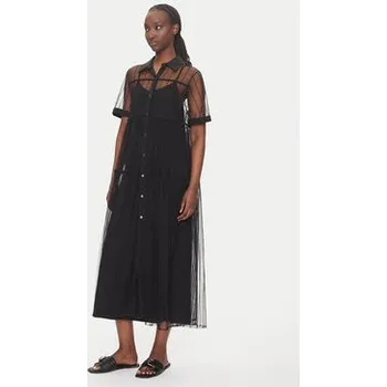 Dámské šaty LOLA CASADEMUNT Každodenní šaty LS2516018 Černá Regular Fit S