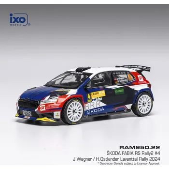 autíčko Škoda Fabia Rally2 - Lavanttal Rally 2024 #4 Wagner - Ostlender 1:43 IXO