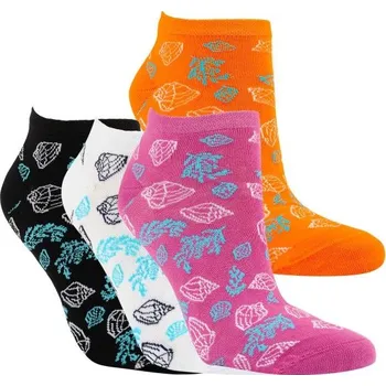 Dámské ponožky RS dámské módní vzorované letní sneaker elastické ponožky mix 35-38