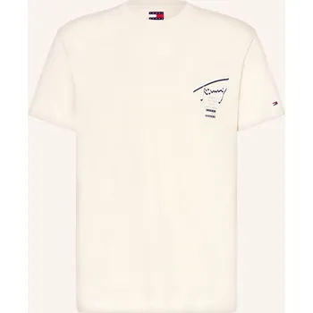 Tommy Jeans Pánské Tričko, béžová, L