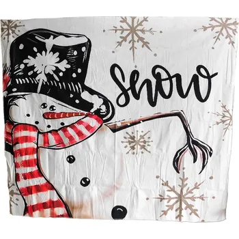 Přehoz na lůžko PROHOME - Přehoz 130x150cm Sněhulák