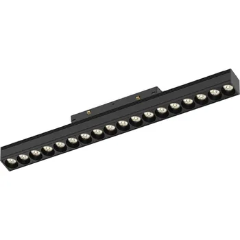 Mantra Magneto 48V, černý lineární modul LED 18W 3000K 50°, TRIAC, délka 37cm