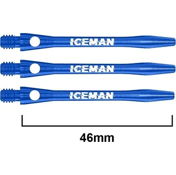 Příslušenství pro šipky Násadky Red Dragon ICEMAN Logo Blue Medium
