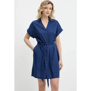 Dámské šaty Kašmírové šaty Answear.LAB tmavomodrá barva, mini MR.22097.hos 59X, vel. S