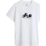 tričko s krátkým rukávem dámské VANS Rolling SS BFF White - M