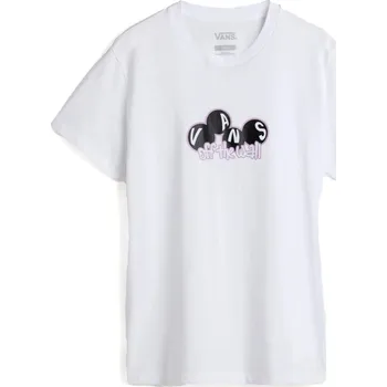 Dámské tričko tričko s krátkým rukávem dámské VANS Rolling SS BFF White - M