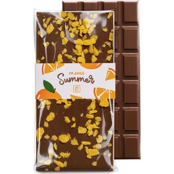 Čokoláda Mléčná čokoláda s pomerančem
