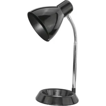 Lampička Stolní lampa se závitem E27, základna ve tvaru O, černá
