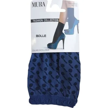 Dámské ponožky Mura dámské módní mikrovláknové 3D vzorované ponožky pervi UNI