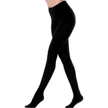 Dámské punčochy Giulia dámské elastické neprůhledné mikrovláknové 3D punčocháče 70DEN ČERNÁ 2