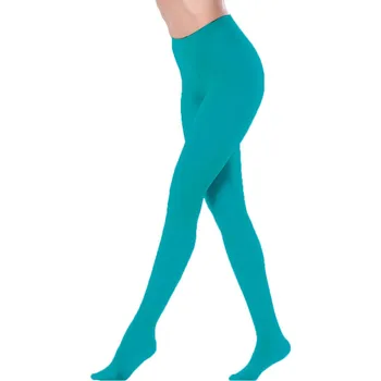 Dámské punčochy Giulia dámské elastické neprůhledné mikrovláknové punčocháče Samba 40DEN MINT 5