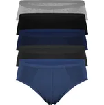 Leandr bambusové slipy Miego - 3bal L vícebarevná