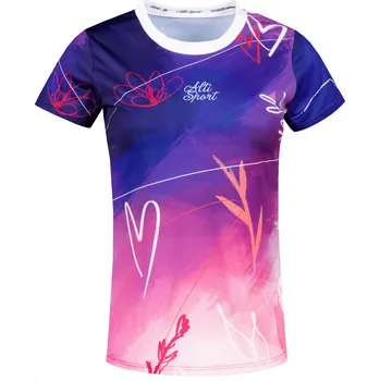 Dámské tričko Dámské funkční triko premium ALTISPORT VOJ/ALW083TR01 FIALOVÁ S