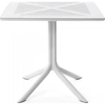 Jídelní stůl Nardi Plastový stůl CLIPX 80 Barva plastu: Bianco