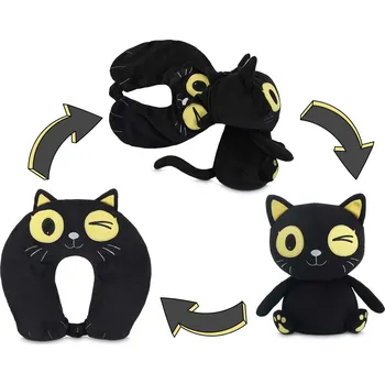 Polštář Dormeo polštářek na hraní - Černá kočka