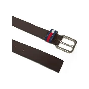 Opasek Pánský pásek Tommy Jeans Ryan 3.5 AM0AM13415 Hnědá 80