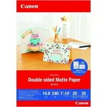 Canon Matte Photo Paper MP-101D 4076C006, 240 g/m2, 7x10cm, 20ks, matný, inkoustový, bílý, foto papír