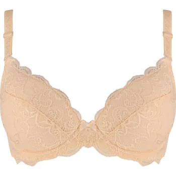 Podprsenka Rubinia měkce vyztužená podprsenka s kosticí 80C světle oranžová