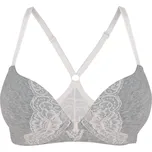 Jolanta vyztužená podprsenka přední zapínání 70A šedá