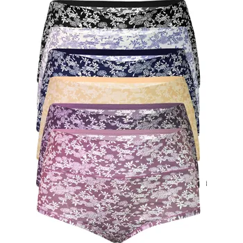 Kalhotky Libuše bambusové kalhotky vysoký pas 6XL vícebarevná