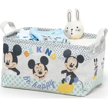 Úložný box German Dětský látkový úložný box Disney / 32 x 23 x 19 cm / 2 držadla / šedá
