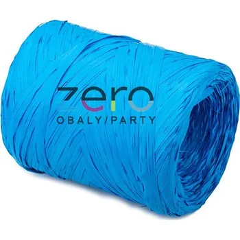 Stuha Lýko umělé RAPHIA 200 m - modrá bazénová