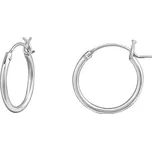 Stříbrné kruhové náušnice 0281