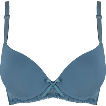 Podprsenka Kamča vyztužená podprsenka s krajkou A2230 70B šedomodrá